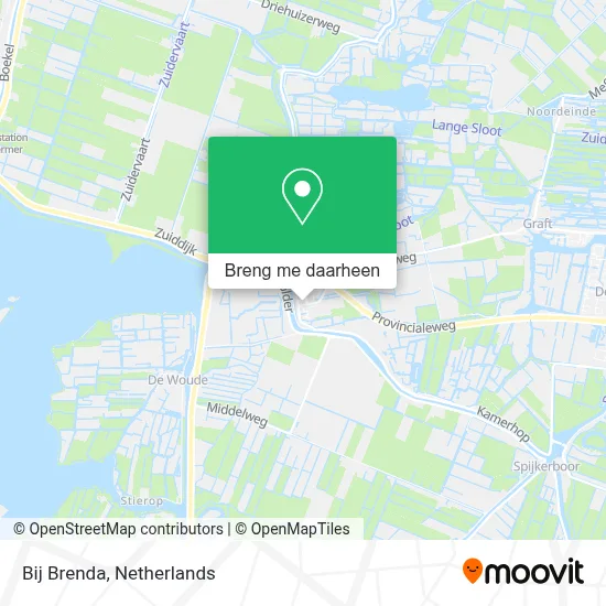 Bij Brenda kaart