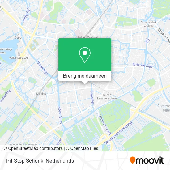 Pit-Stop Schonk kaart