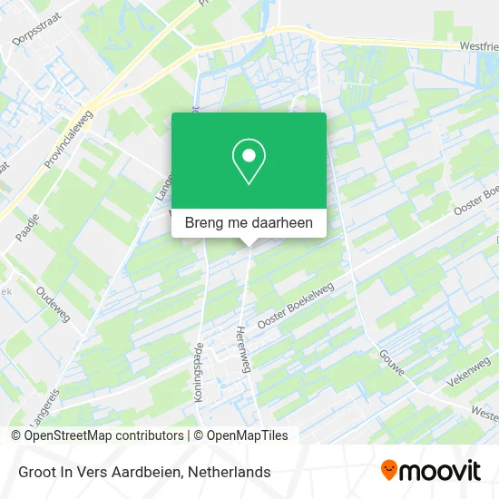 Groot In Vers Aardbeien kaart