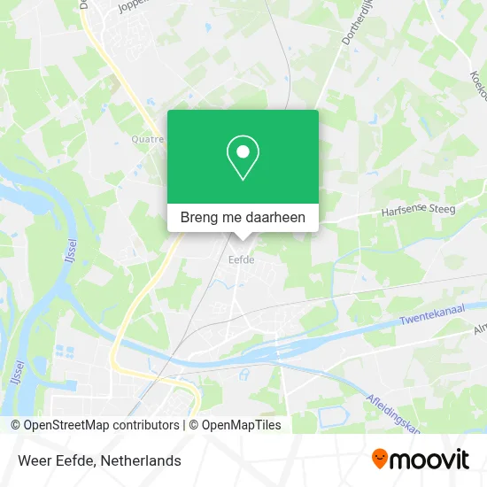 Weer Eefde kaart