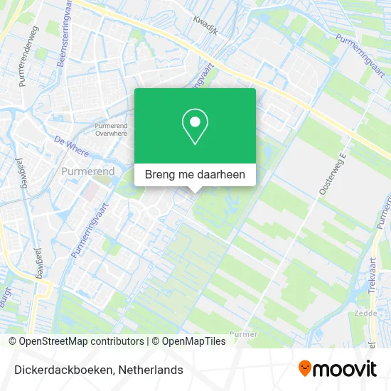 Dickerdackboeken kaart