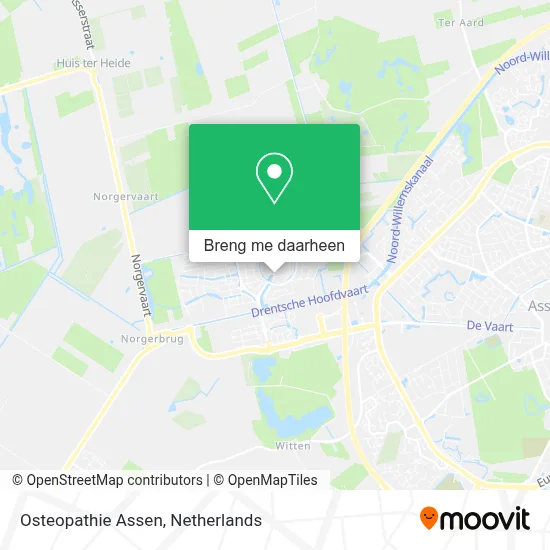 Osteopathie Assen kaart