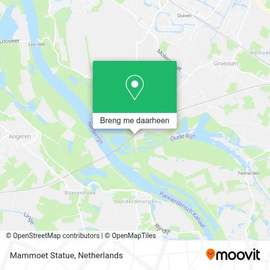 Mammoet Statue kaart