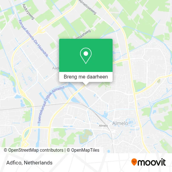 Adfico kaart