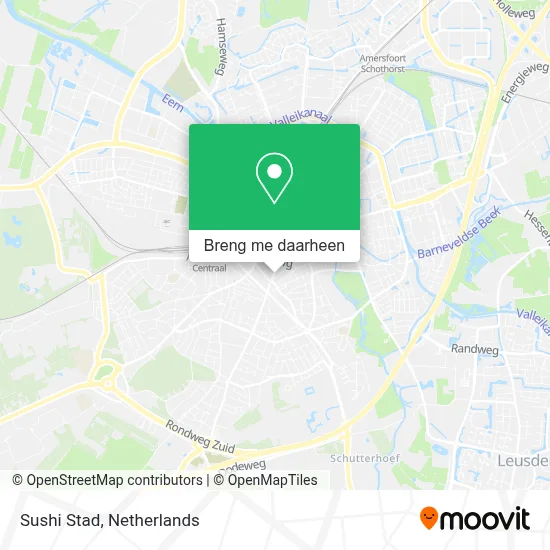 Sushi Stad kaart