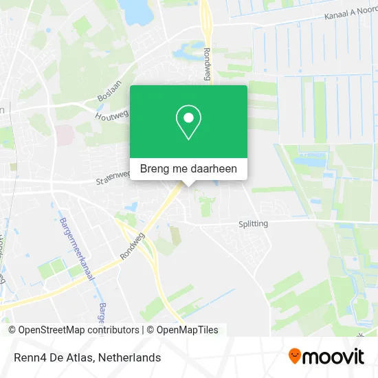 Renn4 De Atlas kaart