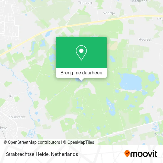 Strabrechtse Heide kaart