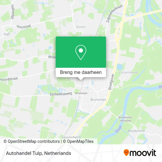 Autohandel Tulp kaart