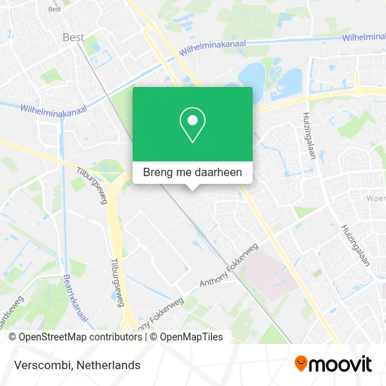 Verscombi kaart