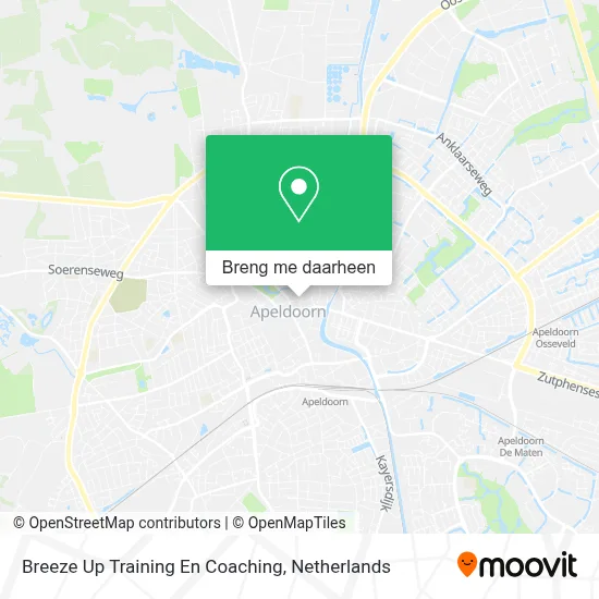 Breeze Up Training En Coaching kaart