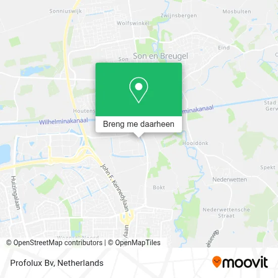 Profolux Bv kaart