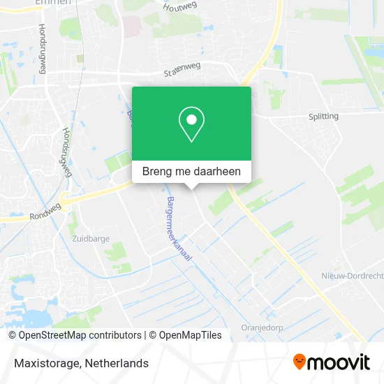 Maxistorage kaart