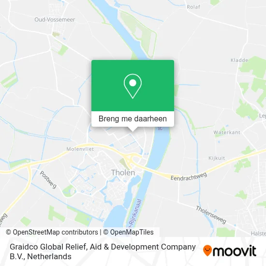 Graidco Global Relief, Aid & Development Company B.V. kaart