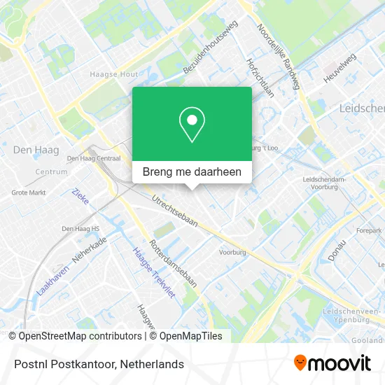 Postnl Postkantoor kaart