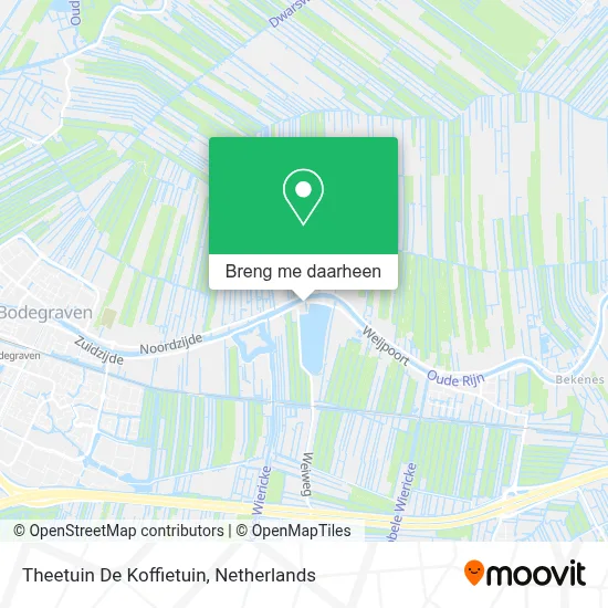 Theetuin De Koffietuin kaart