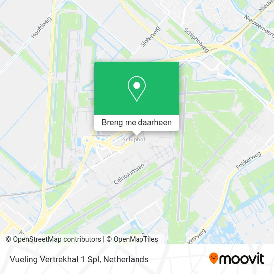 Vueling Vertrekhal 1 Spl kaart