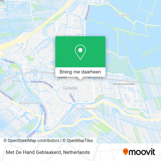 Met De Hand Geblaakerd kaart