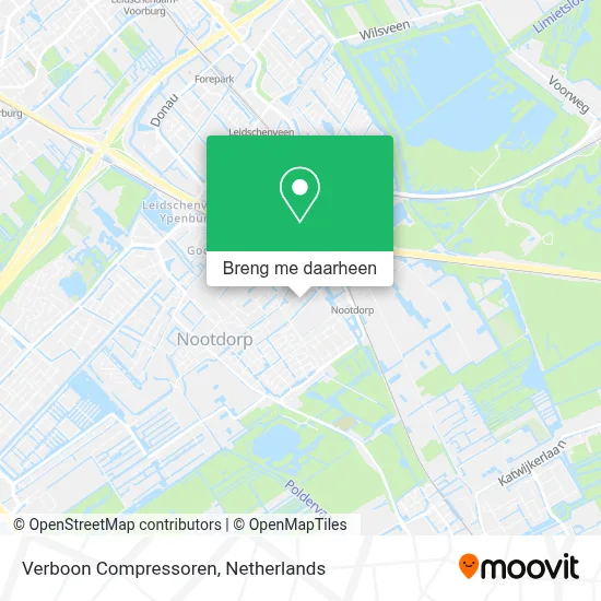 Verboon Compressoren kaart