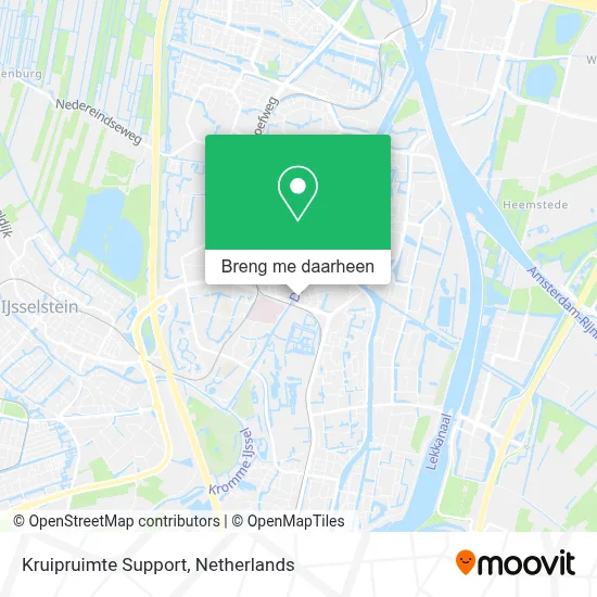 Kruipruimte Support kaart