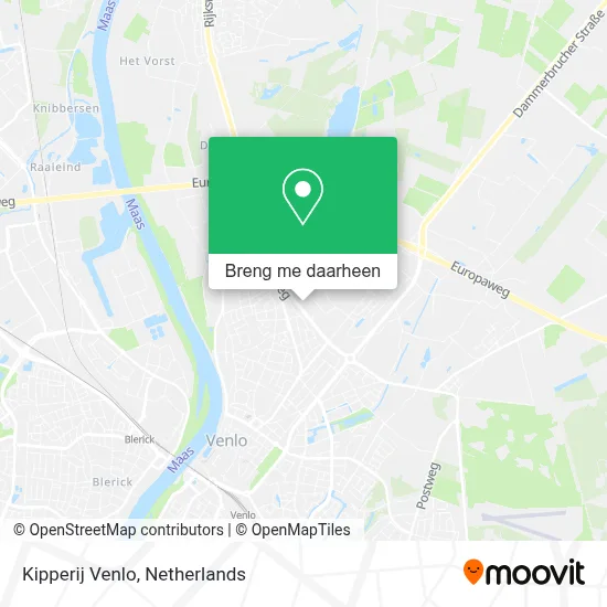 Kipperij Venlo kaart
