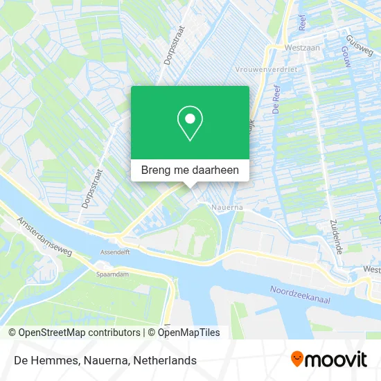 De Hemmes, Nauerna kaart