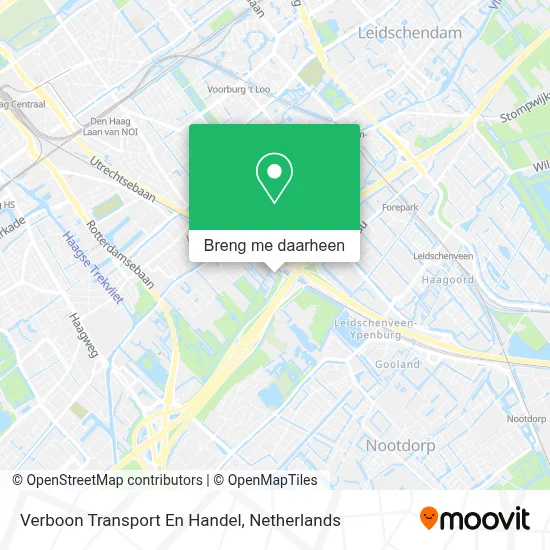Verboon Transport En Handel kaart