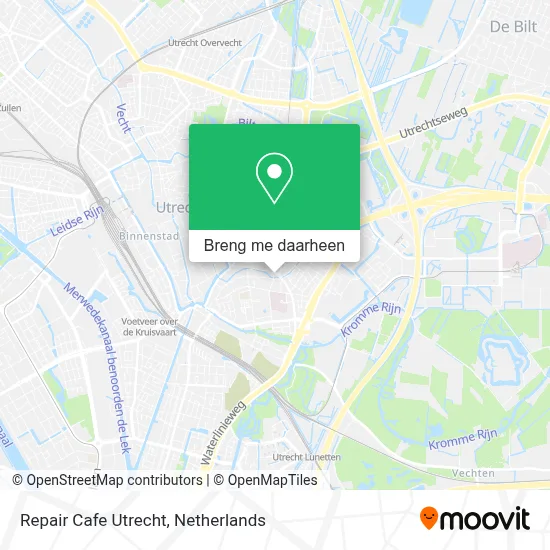 Repair Cafe Utrecht kaart