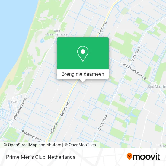 Prime Men's Club kaart