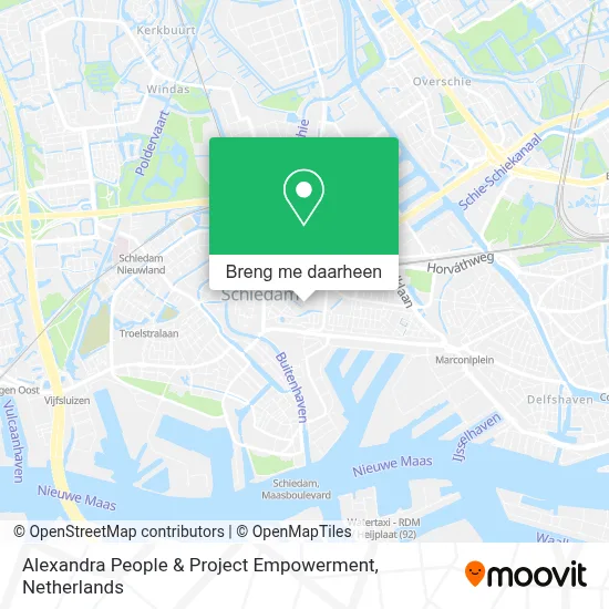Alexandra People & Project Empowerment kaart