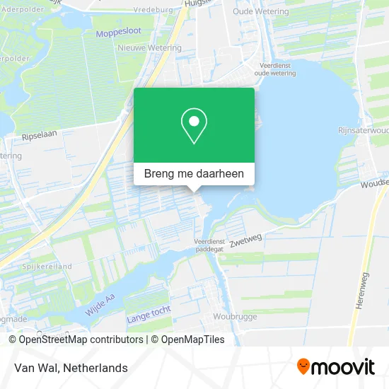 Van Wal kaart