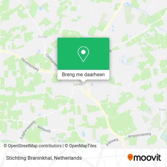 Stichting Braninkhal kaart