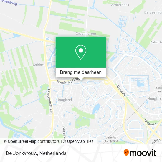 De Jonkvrouw kaart