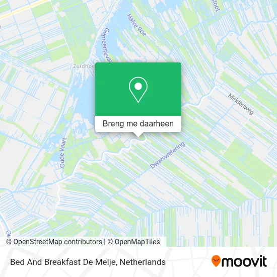 Bed And Breakfast De Meije kaart