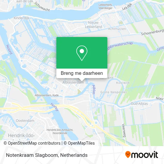 Notenkraam Slagboom kaart