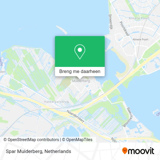 Spar Muiderberg kaart