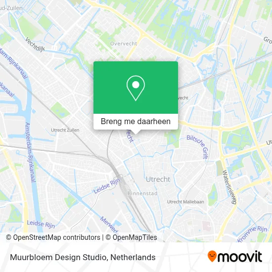 Muurbloem Design Studio kaart
