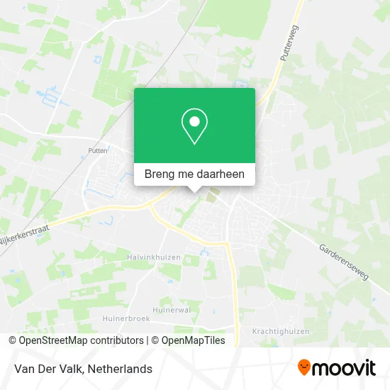 Van Der Valk kaart