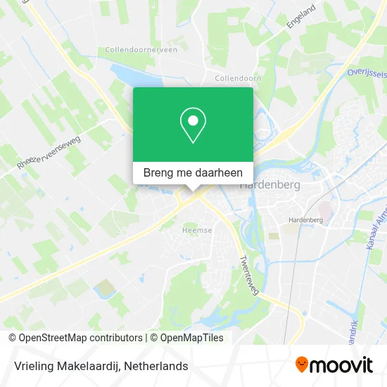 Vrieling Makelaardij kaart