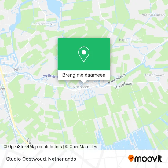 Studio Oostwoud kaart