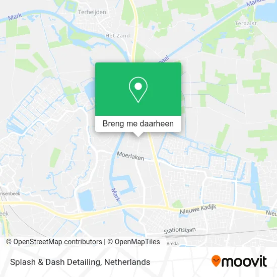 Splash & Dash Detailing kaart