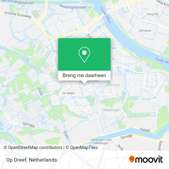 Op Dreef kaart
