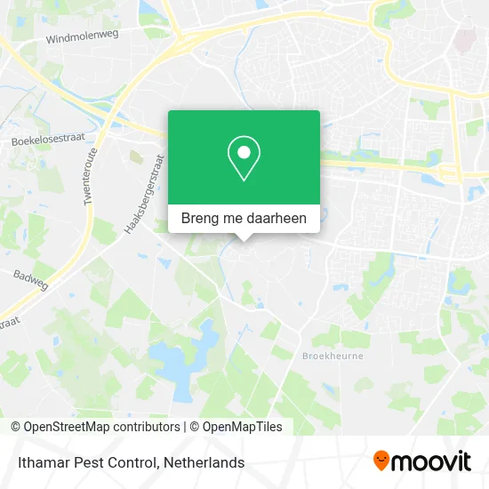 Ithamar Pest Control kaart