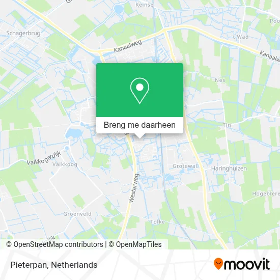 Pieterpan kaart
