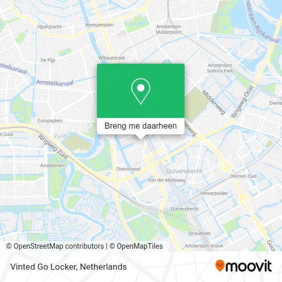 Vinted Go Locker kaart