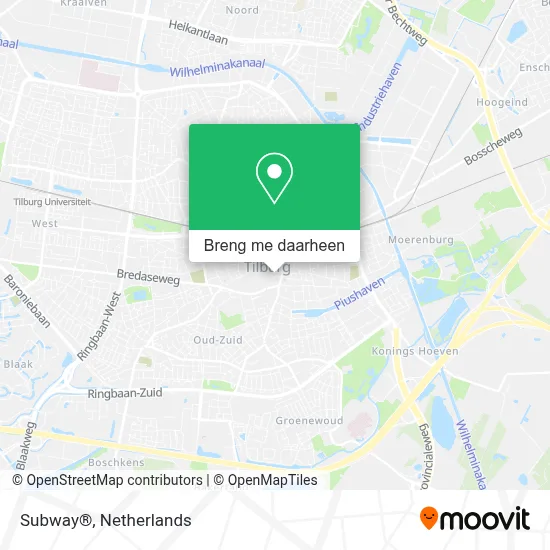 Subway® kaart