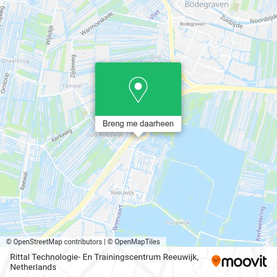 Rittal Technologie- En Trainingscentrum Reeuwijk kaart