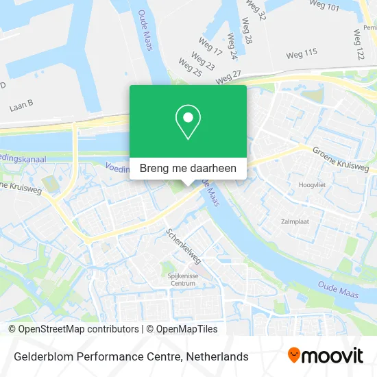Gelderblom Performance Centre kaart