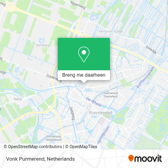 Vonk Purmerend kaart