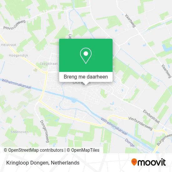 Kringloop Dongen kaart