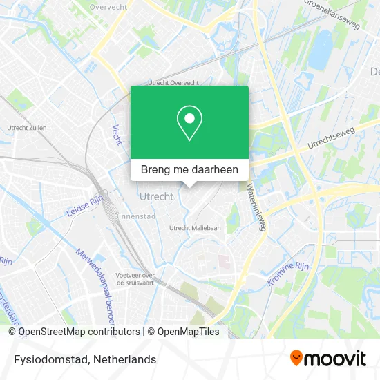 Fysiodomstad kaart